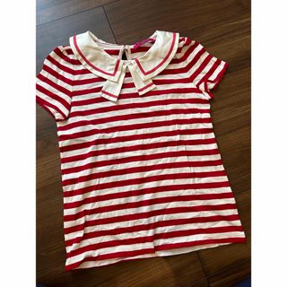 ドーリーガールバイアナスイ(DOLLY GIRL BY ANNA SUI)のドーリーガールバイアナスイ　マリン風トップス(Tシャツ(半袖/袖なし))