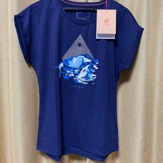 マムート(Mammut)のマムート　ネイビー　Tシャツ　レディース　(Tシャツ(半袖/袖なし))