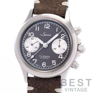 シン(SINN)のジン 【SINN】 インストゥルメントクロノグラフ 356フリーガー クラシック JUB 356.FLIEGER.KLASSIK.JUB メンズ アンスラサイト/シルバー ステンレススティール 腕時計 時計 INSTRUMENT CHRONOGRAPHS 356 FLIEGER KLASSIK JUB ANTHRACITE/SILVER SS 【中古】 (腕時計(アナログ))