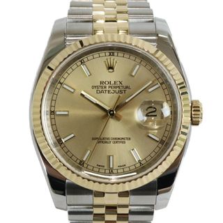 ロレックス(ROLEX)の【ギャランティーカード有】ROLEX　ロレックス　デイトジャスト　116233　自動巻き　デイト　D番　2006年ギャラ　YG　SS　イエローゴールド　コンビ　メンズ　腕時計【中古】松前R56号店(腕時計(アナログ))