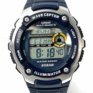 カシオ(CASIO)のCASIO カシオ　ウェーブセプター waveceptor デジタル　腕時計(腕時計(デジタル))