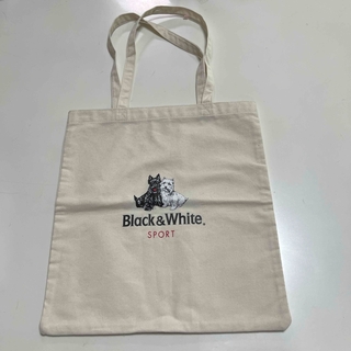 ブラックアンドホワイトスポーツウェア(Black & White Sportswear)のブラック＆ホワイト　エコバッグ(エコバッグ)