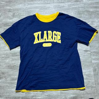 XLARGE - XLARGE エクストララージ リバーシブルTシャツ フロントロゴ ビッグサイズ