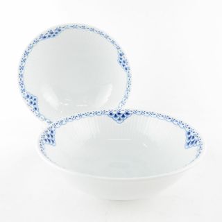 ロイヤルコペンハーゲン(ROYAL COPENHAGEN)の美品 ROYAL COPENHAGEN ロイヤルコペンハーゲン プリンセス 574 ボウル 2枚 ペア サラダ フルーツ SY9795K (食器)