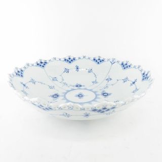 ROYAL COPENHAGEN - 美品 ROYAL COPENHAGEN ロイヤルコペンハーゲン ブルーフルーテッドフルレース 576 ボウル 深皿 ディープ SY9797K 