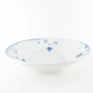 ロイヤルコペンハーゲン(ROYAL COPENHAGEN)の美品 ROYAL COPENHAGEN ロイヤルコペンハーゲン ブルーエレメンツ 604 深皿 24cm プレート ディープ SY9801K (食器)