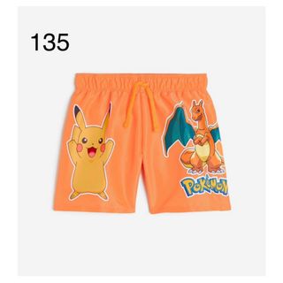 エイチアンドエム(H&M)の新品未開封　ポケモン　水着　スイムパンツ　135-140(水着)