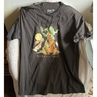 洗濯済 USA直輸入古着Tシャツ　XL　SCOOBY-DOO! スクービードゥー(Tシャツ/カットソー(半袖/袖なし))