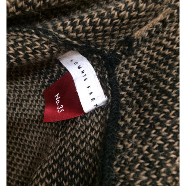 LOWRYS FARM(ローリーズファーム)のフード付き ショール 大判 美品 レディースのファッション小物(マフラー/ショール)の商品写真