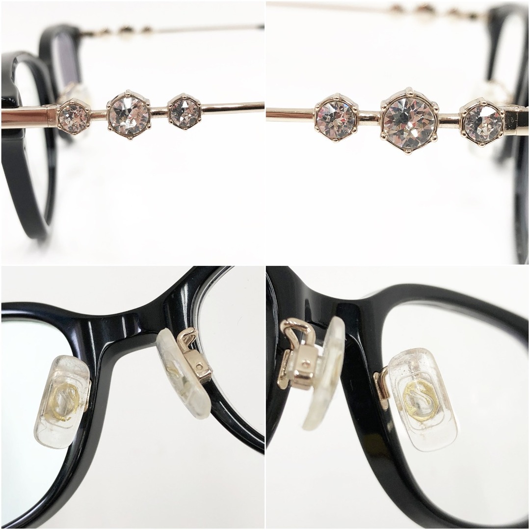 SWAROVSKI - 〇〇SWAROVSKI スワロフスキー メガネフレーム 50 SWAROVSKI - 〇〇SWAROVSKI スワロフスキー メガネフレーム 50