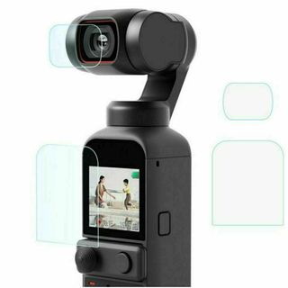 DJI OSMO Pocket/Pocket2　専用ガラスフィルム　9H(ビデオカメラ)