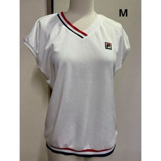 フィラ(FILA)のフィラ　テニスウェアゲームシャツ　白　M(ウェア)