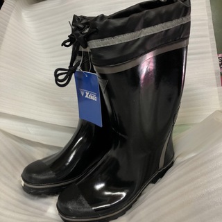 新品未使用　ジーベック　軽量長靴　Mサイズ　EEE  ブラック　黒　作業靴(レインブーツ/長靴)