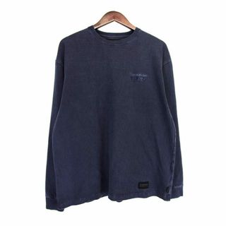 NEIGHBORHOOD - ネイバーフッド NEIGHBORHOOD ■ 24SS 【 PIGMENT DYED CREWNECK LS 241UNNH CSM01 】 ロゴ ピグメント ダイド ロング スリーブ カットソー　w18060