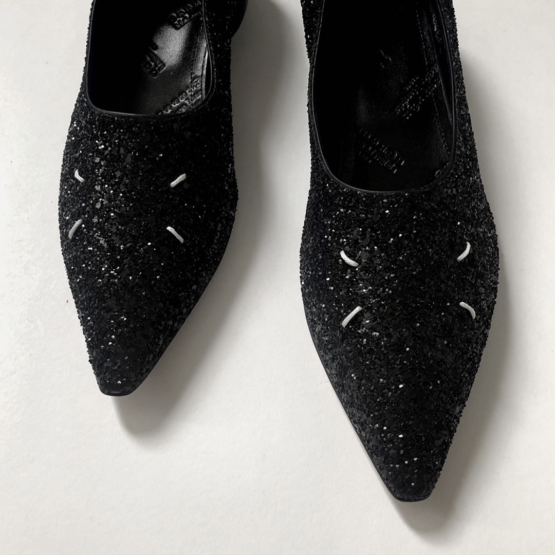Maison Margiela ポインテッドトゥパイソンローファー38 Maison Margiela ポインテッドトゥパイソンローファー38