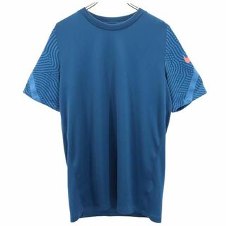 ナイキ(NIKE)のナイキ ロゴ トレーニング 半袖 Tシャツ L ブルー系 NIKE メンズ(Tシャツ/カットソー(半袖/袖なし))