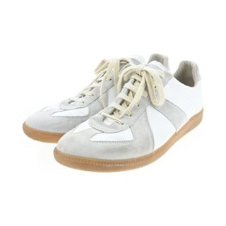 Maison Margiela スニーカー EU42(27cm位) 白xグレー 【古着】【中古】(スニーカー)