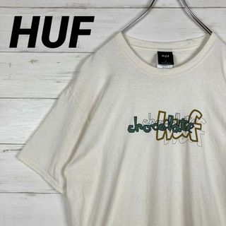 HUF - 【HUF】半袖Tシャツ☆L☆白☆生成☆chocolate☆ハフ☆ホワイト