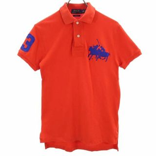 ポロラルフローレン(POLO RALPH LAUREN)のポロラルフローレン 半袖 ポロシャツ XS オレンジ系 POLO RALPH LAUREN 鹿の子 メンズ(ポロシャツ)