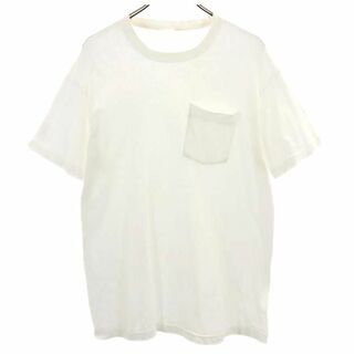 半袖 Tシャツ ホワイト系 ポケT メンズ(Tシャツ/カットソー(半袖/袖なし))