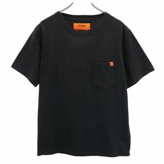 ユニバーサルオーバーオール(UNIVERSAL OVERALL)のユニバーサルオーバーオール 半袖 Tシャツ M ブラック系 UNIVERSAL OVERALL ポケT メンズ(Tシャツ/カットソー(半袖/袖なし))