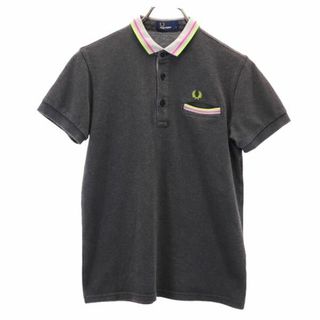 フレッドペリー(FRED PERRY)のフレッドペリー 日本製 半袖 ポロシャツ S グレー FRED PERRY メンズ(ポロシャツ)