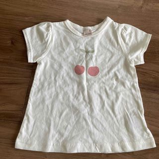 プティマイン(petit main)のpetit main 女の子さくらんぼTシャツ(Tシャツ/カットソー)