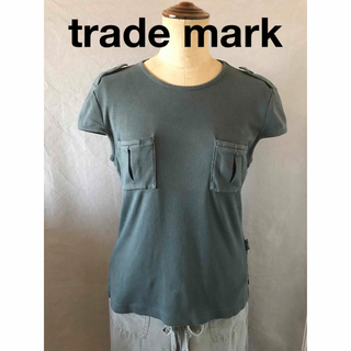 trade mark (トレードマーク)★ミリタリ－調★フレンチスリーブＴシャツ(Tシャツ/カットソー(半袖/袖なし))