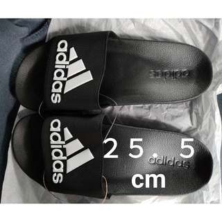 adidas - アディダス　アディレッタサンダル　ブラック　サイズ２５．５cm(タグ付き♪)