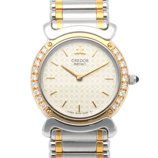 クレドール セイコー 腕時計 時計 ステンレススチール 5A70-0210 クオーツ レディース 1年保証 CREDOR SEIKO  中古(腕時計)