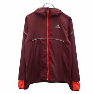 アディダス(adidas)のアディダス スポーツジャケット S ボルドー系 adidas フーディージャケット コンパクトジャケット メンズ(その他)