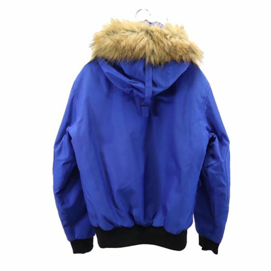 ZARA - ザラマン 中綿ジャケット S 青系 ZARA MAN ファー メンズ ZARA - ザラマン 中綿ジャケット S 青系 ZARA MAN ファー メンズ