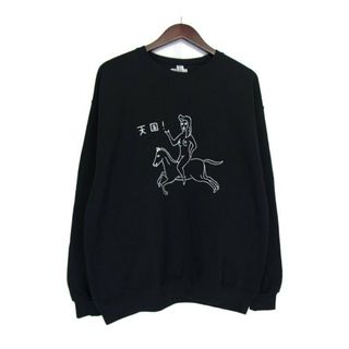 ワコマリア(WACKO MARIA)のワコマリア WACKO MARIA ■ 23AW 【 CREW NECK SWEAT SHIRT TYPE-1 】 世界平和 プロジェクト グラフィック プリント クルーネック スウェットト レーナー　w18376(スウェット)