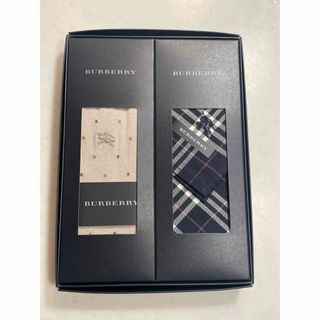 BURBERRY - BURBERRY ハンカチ&靴下セット　プレゼント　父の日　 紳士