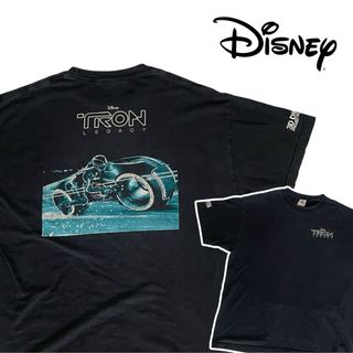 Disney - 【雰囲気最高】DisneyトロンレガシーTシャツ ムービー プロモTEE ＸＬ