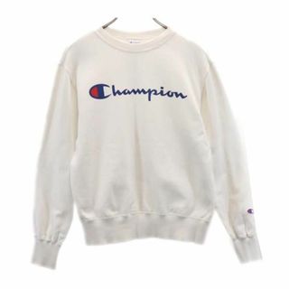 チャンピオン(Champion)のチャンピオン ロゴプリント 長袖 トレーナー S ホワイト系 Champion スウェット レディース(トレーナー/スウェット)