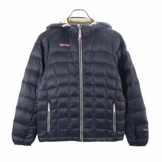 マーモット(MARMOT)のマーモット アウトドア ダウンジャケット M ブラック MARMOT フード レディース(ダウンジャケット)