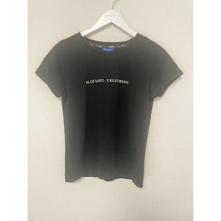 BURBERRY BLUE LABEL - 美品　ブルーレーベルクレストブリッジ　カットソー　Tシャツ　ブラック　M