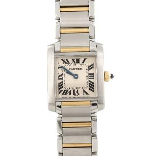 カルティエ(Cartier)のカルティエ タンクフランセーズSM コンビ W51007Q4 SSxYG クォーツ(腕時計)