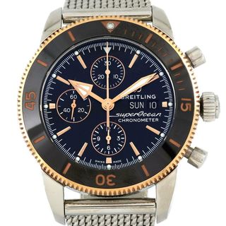 ブライトリング(BREITLING)のブライトリング スーパーオーシャンヘリテージクロノグラフ44 RGコンビ U13313/U13313121B1A1 SSxPG 自動巻(腕時計(アナログ))