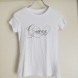 ゲス(GUESS)のゲス GUESS 半袖Tシャツ トップス カットソー 白Ｔ(Tシャツ(半袖/袖なし))