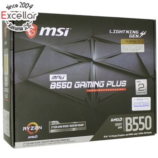 エムエスアイ(msi)のMSI製　ATXマザーボード　MPG B550 GAMING PLUS　SocketAM4(PCパーツ)