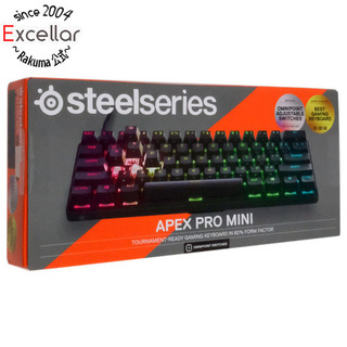 スティールシリーズ(SteelSeries)のSteelSeries　ゲーミングキーボード Apex Pro Mini US　64820J(PC周辺機器)