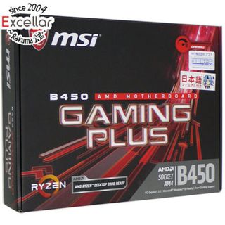 エムエスアイ(msi)のMSI製　ATXマザーボード　B450 GAMING PLUS　SocketAM4 元箱あり(PCパーツ)