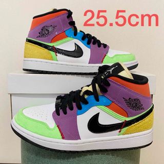 ナイキ(NIKE)のNike WMNS Air Jordan 1 Mid Multicolor(スニーカー)