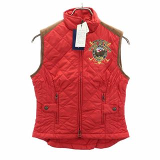 ラルフローレン(Ralph Lauren)のラルフローレン 未使用 キルティング ベスト 7 レッド系 RALPH LAUREN タグ付き レディース(ベスト/ジレ)