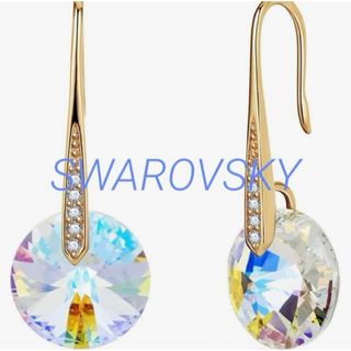 スワロフスキー(SWAROVSKI)の華奢 スワロフスキー クリスタル フックピアス（ホワイト）(ピアス)