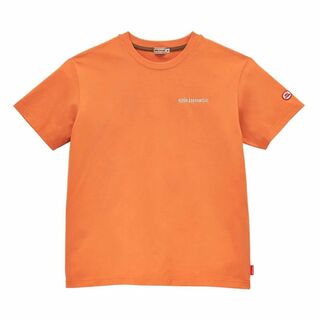 ミキハウス(mikihouse)のミキハウス　120 オレンジ　バックボックスロゴ　Ｔシャツ　新品未使用(Tシャツ/カットソー)