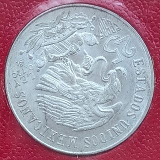 【メキシコ】メキシコオリンピック  1968年記念 25ペソ銀貨