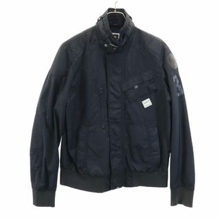 ジースター(G-STAR RAW)のジースターロウ バック プリント ナイロンジャケット L ブラック G-STAR RAW メンズ(ナイロンジャケット)